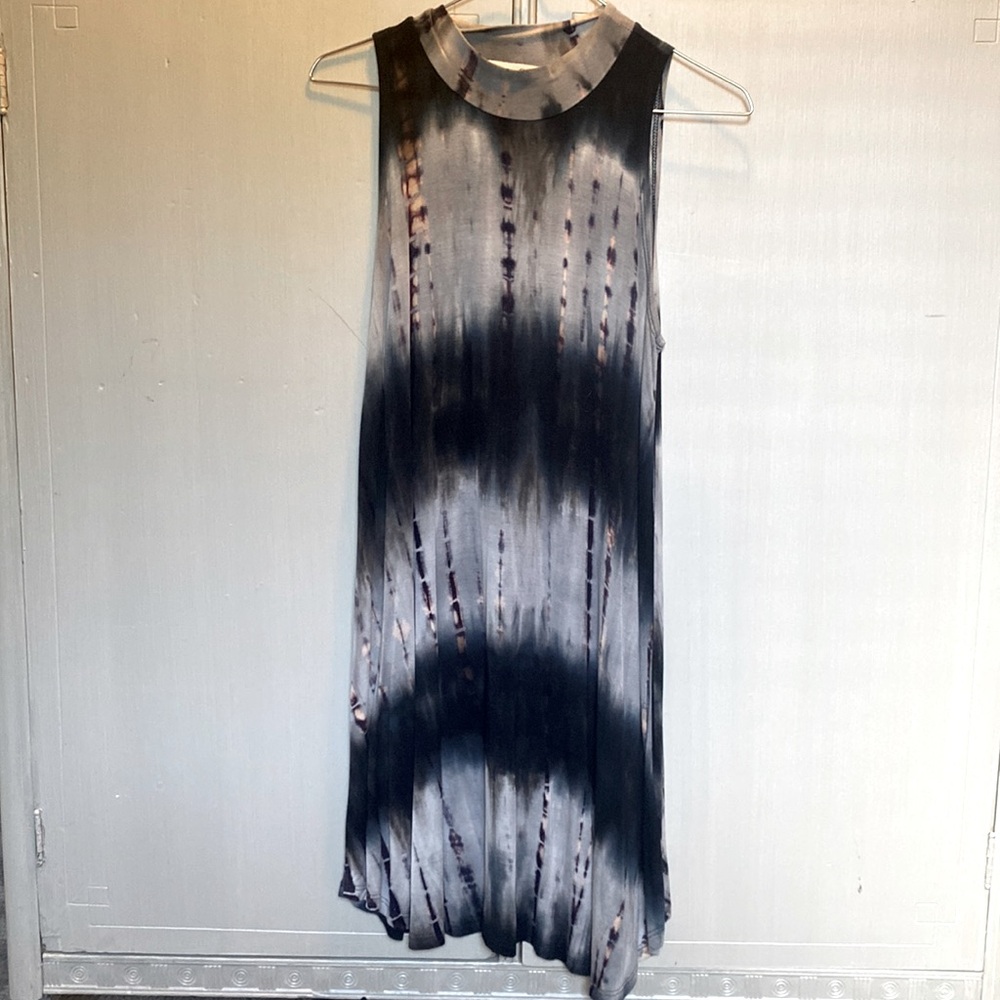 Tie dye tank dress medium